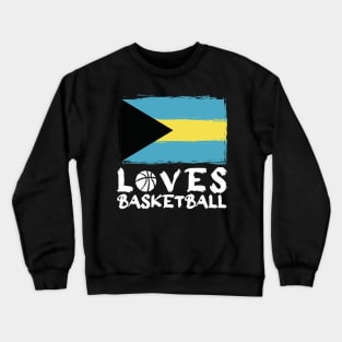 Bahamas Loves Basketball Crewneck Sweatshirt